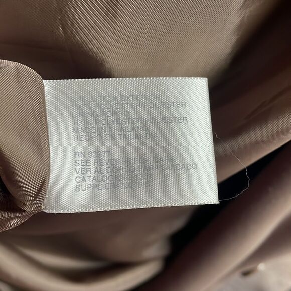 Jacqueline Ferrar Ladies Trench Coat, Taupe, Vintage - Picture 8 of 15